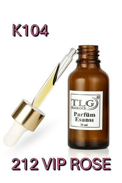 TLG K104 212 Vıp Rose Alkolsüz Kadın Parfüm Esansı, 30 ml