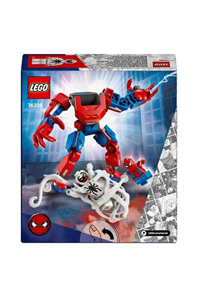 LEGO Marvel Örümcek Adam Robotu, Anti Venom’a Karşı 76308 - 6 yaş ve üzeri çocuklar için �