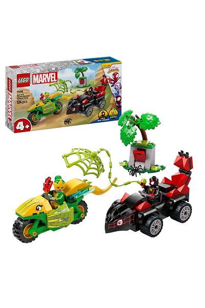 LEGO Marvel Spidey and His Amazing Friends - Spin and Electro Dinosaur Vehicle Tracking 11198 - 4 Years