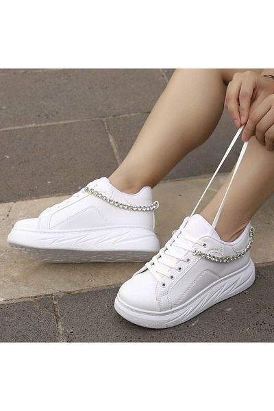 TRENDYSHOES Trendyshose Lady-0025 Comfortable Sneakers with Stones