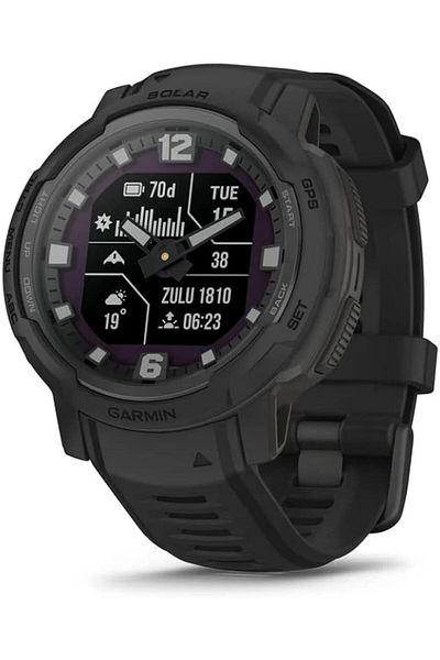 Garmin INSTINCT CROSSOVER SOLAR, TACTICAL EDITION, BLACK, WW