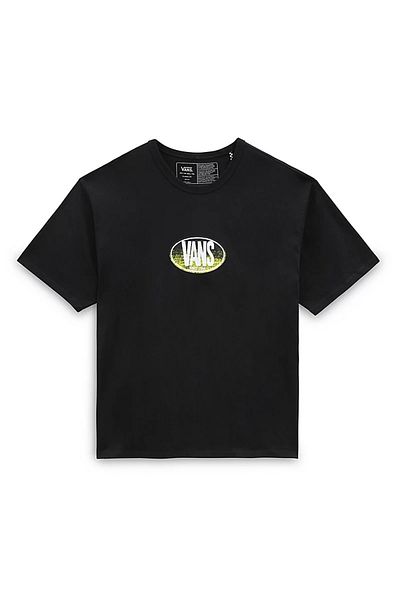 Vans Pánské černé tričko Vans Off The Wall Gradient Loose SS