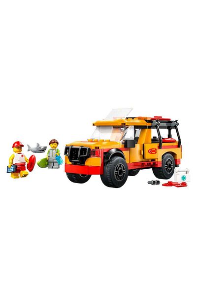 LEGO Lifeguard Truck 60453 - 2 Minifigures and Dog Honey for Children 6 Years Old and up