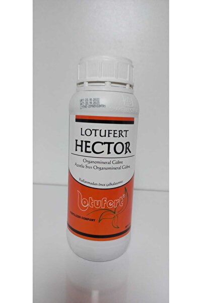 Lotus Lotufert Hector tüm bitkisel üretimde stres koşullarından en az etkilen...
