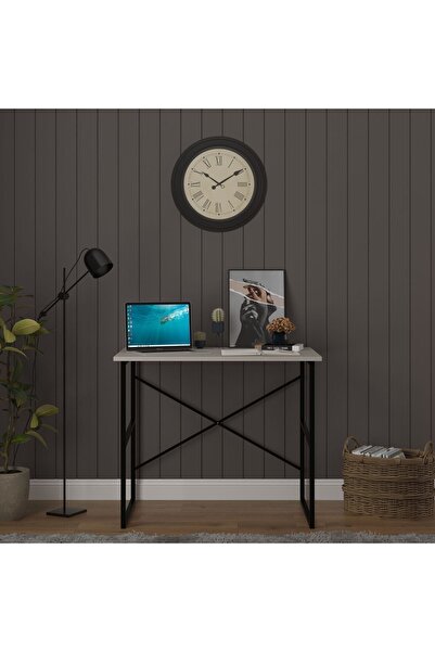 asratrend Modern Metal Ders Çalışma Masası %100 MDF Bilgisayar Masası METALÇM02