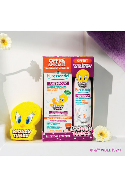 Puressentiel مجموعة لوني تونز لوشن مكافحة قمل الرأس + مشط + شامبو