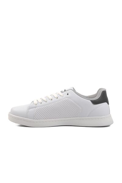 Slazenger Ανδρικά αθλητικά παπούτσια - Λευκό-Μαύρο, Μεγάλο Μέγεθος, Isco M