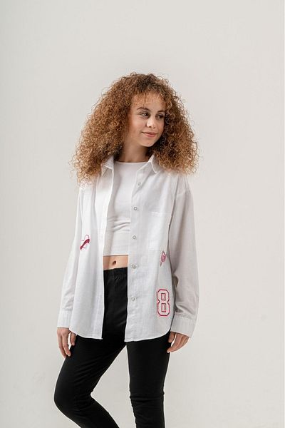 ANGELOS GIRLS Cămașă Flam din bumbac pentru fete P1085