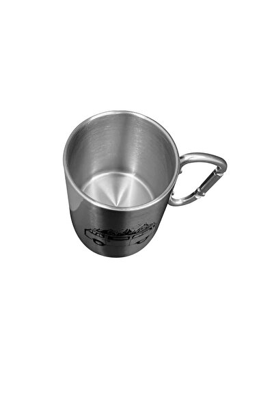 Orcamp Karabina Saplı Çelik Bardak Inox OUT-1850