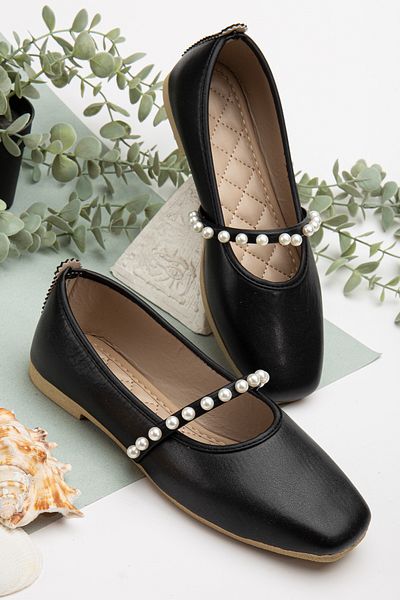 Slipcat Women's Skin Pearl Ballerina Home and Outdoor Shoes