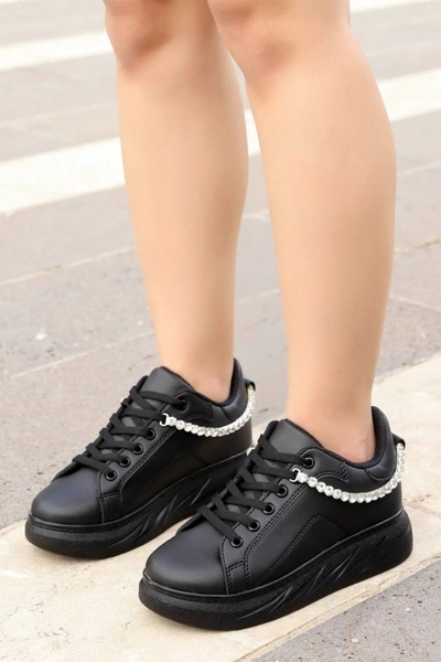 TRENDYSHOES Trendyshose Leydi-0025 Taşlı Rahat Spor Ayakkabı