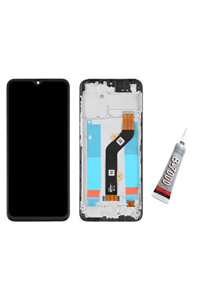 SDT Infinix Hot10S Screen Touch Slatted (Black) B7000 Adhesive