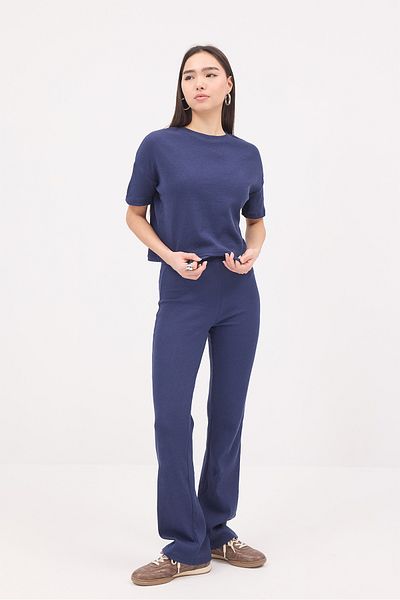 Addax Crew Neck Short Sleeve Bottom-Top Suit Tkm13115-J3