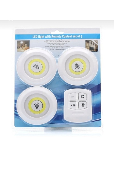 wak 3LÜ PİLLİ SPOT LAMBASI