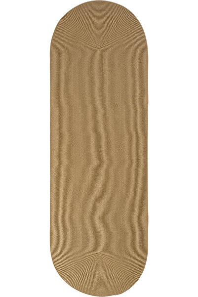 Cool Halı Luke 304 Naturel Oval Yolluk Uzun Antre Hol Koridor Halısı Hasır Do...