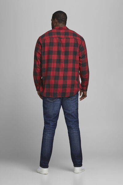 Jack & Jones Jjegıngham Twıll Shırt L/s Ps Noos