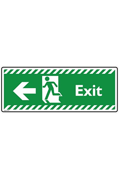 isgtabelam 30×12 سم/ 5 قطع مركب فسفوري/سهم أيسر للخروج