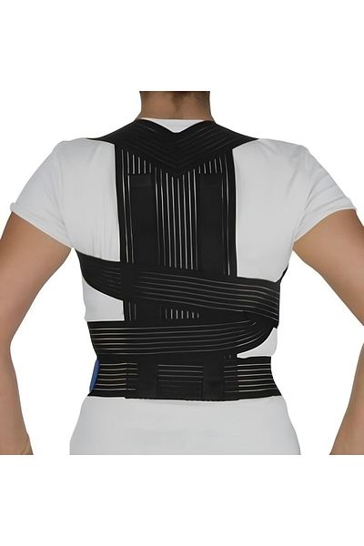 Modares Store Black Unisex Posturex Size Free Upright Posture Corset