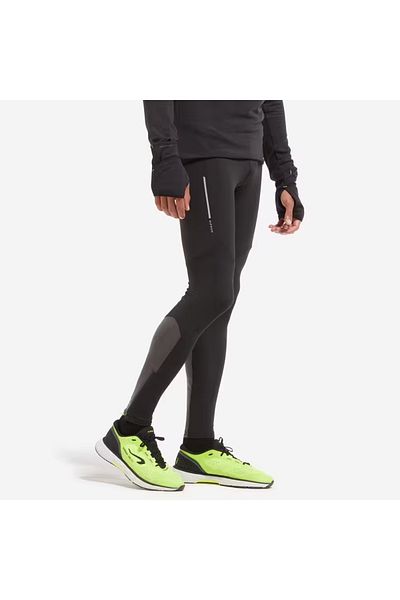 Decathlon Men's Running Tights - Black - Kiprun Run 500 Warm
