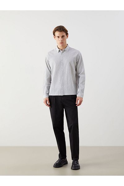 LC Waikiki Regular Fit Long Sleeve Patterned Men's Shirt