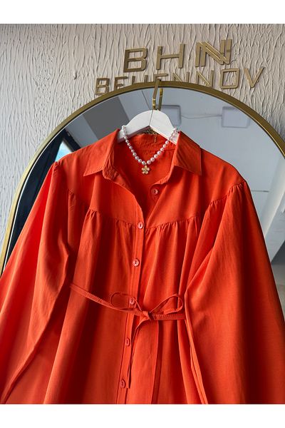 Butik Orange Robes Poplin Shirt