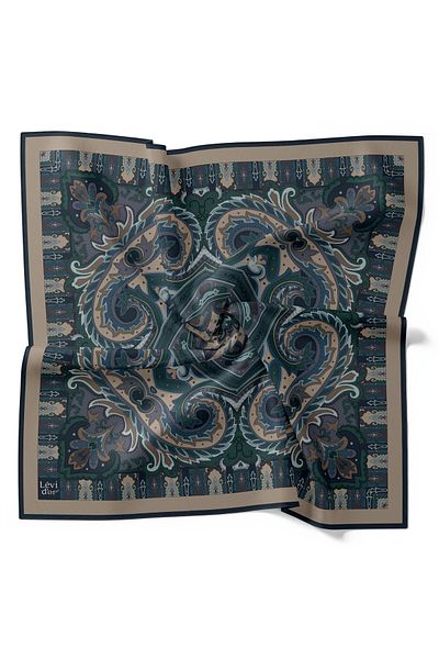 Levidor Casual κασκόλ Ethnic Etro ρετρό μοτίβο βαμβακερό άνετο κασκόλ