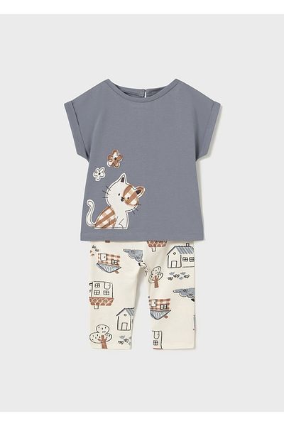MAYORAL Baby Girl Printed Tights Set