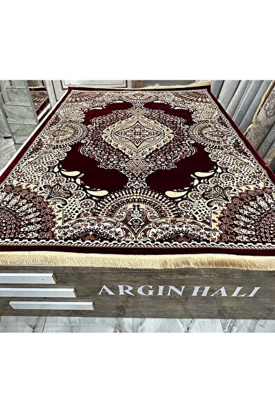 İpek Etnik Desen Bordo Halı ARGIN HALI