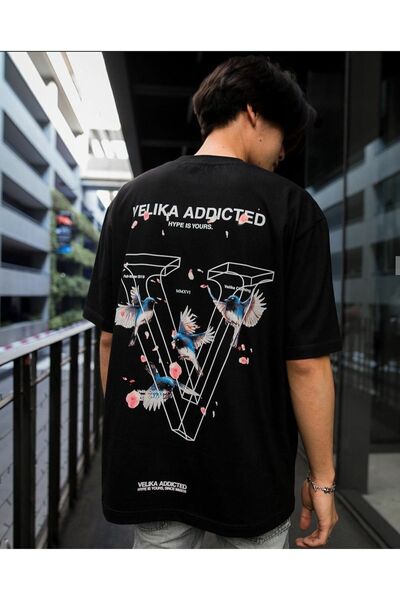 Ramer Tricou scris unisex Addicted