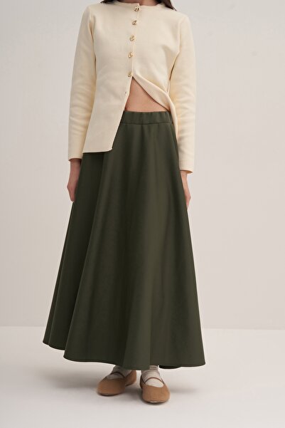 EBU Prive Fusta kaki pentru femei Scuba Kloş