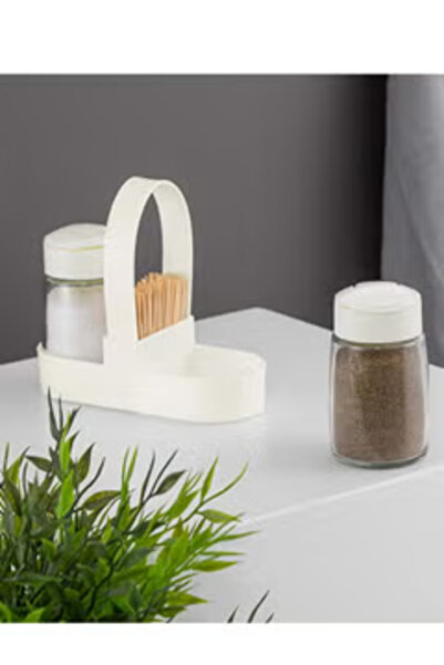 Qlüx Luxury Glass Salt and Pepper Shakers Set