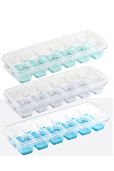 Generic Ice Tray Set 3 Pcs 235X89X39 MM