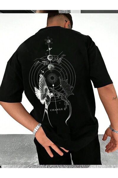 Ramer Унісекс футболка з написом Change