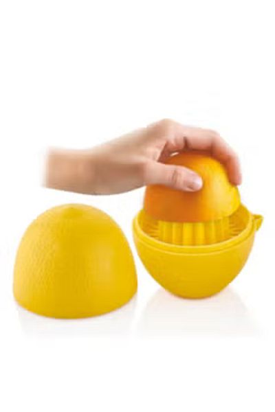 Qlüx Plastic Lemon Squeezer Set 2 Pcs Lemon Shape 110X75X75 MM