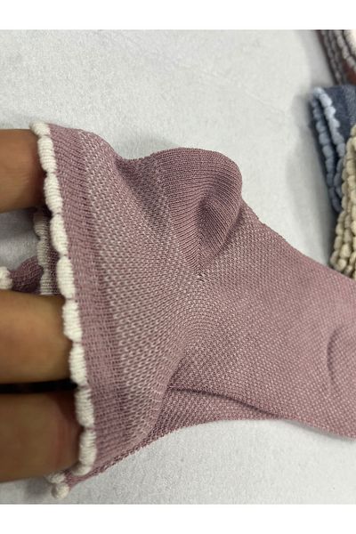 Leement socks Детски къси чорапи тип „ботуши“, дишащи, плетени, 6 чифта, памучни, цветни