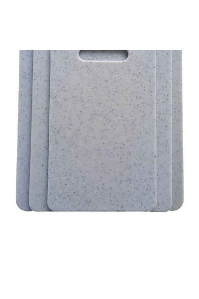 Parfait 3-Piece Marble Effect Rectangular Polypropylene Cutting Board Set