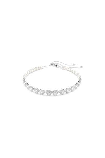 Swarovski 5720861 Swarovski Kolye Ss25 Capsule:Choker Prl Angelıc Cry/Rhs
