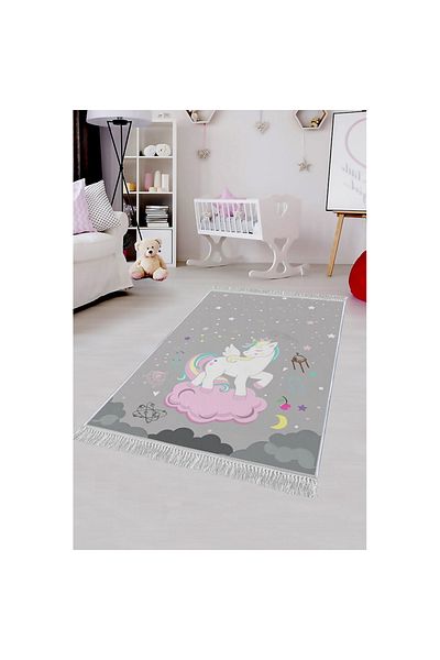 Homelux Children'S Rug Non-Slip, Rectangular, 120X180, Pony 1, Multicolored, Polyester