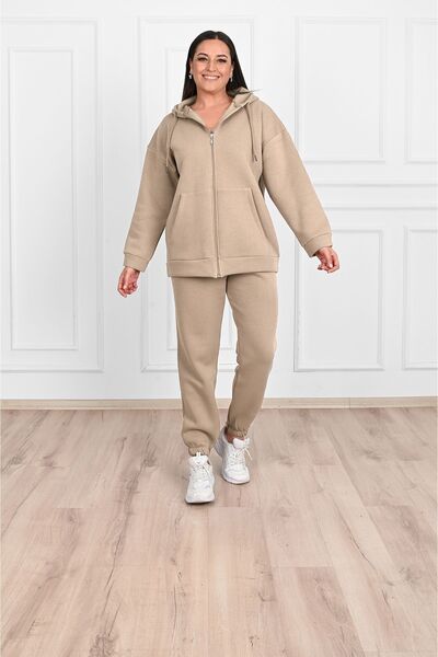 CC STORE Women's 3 Thread Raised Double Plus Size Suit 3484-23