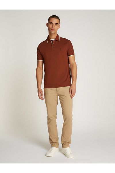 Tommy Hilfiger Men Brown Polos