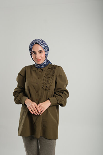 Giverny Шарф з індіговим візерунком, зрізана волокна, бавовняний, леопардовий, цифровий принт 202201_34