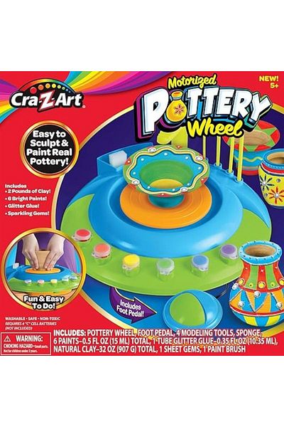 CrazArt عجلة الفخار الآلية