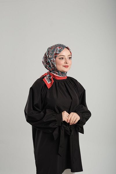 Giverny Ethnic Floral μοτίβο κασκόλ - Ψηφιακή εκτύπωση, Υλικό μπαμπού 202202 _05