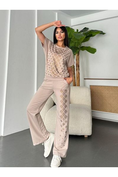 Bella Belluci Double Women's Suit with Stone Embroidery