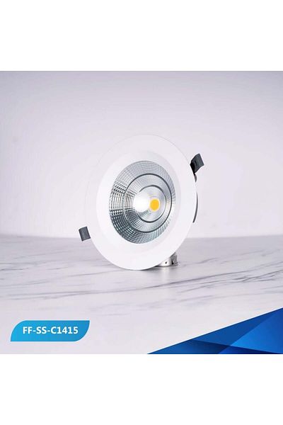 REEBOON 14" Ribbon Cup Spotlight 15 Watt Solar