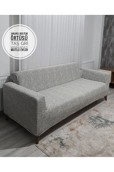 probak 3 Seater Jacquard Elastic Seat Cover Sofa Bed Seat Cover Stretch Stretchy Sofa Cover