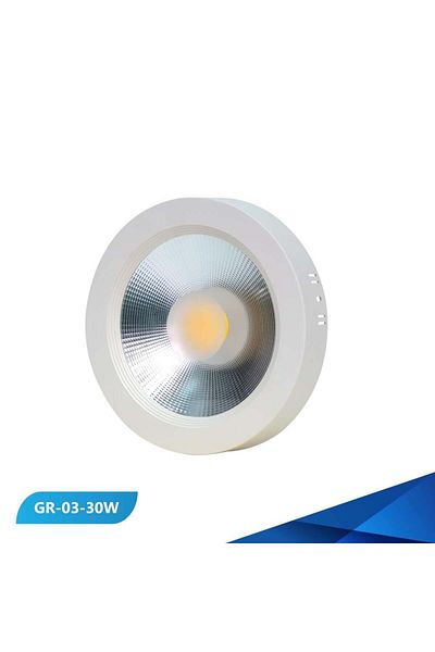 MISTAR LED كشاف لطش كوب مستر ليد 30 وات مقاس 20 سم ابيض