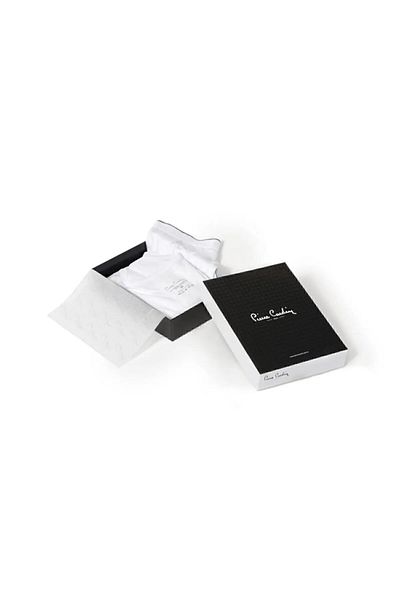 Pierre Cardin White Dowry Men's Undershirt and Boxer Set of 2 - Modal Cotton Lycra Ro1.Ze.4.Elt.0