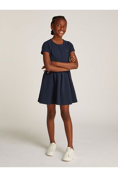 Tommy Hilfiger Tommy Hilfiger Girls Blue A-Line Dress