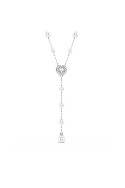Swarovski 5720855 Kolye Ss25 Capsule:Necklace Prl T Cry/Rhs